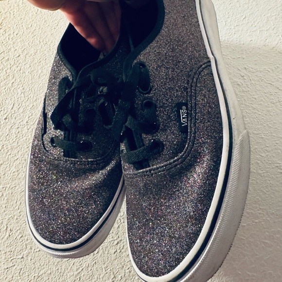 Vans Black Glitter Sneakers - Picture 2 of 5